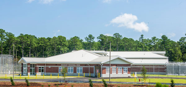A photograph of the regional brig facility.